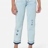 Adjmi Destructed Mini Mom Jeans Bottoms 1 Adjmi Destructed Mini Mom Jeans Bottoms