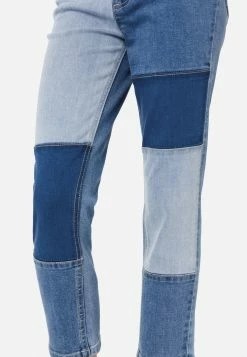 Adjmi Patchwork Mini Mom Jeans Bottoms