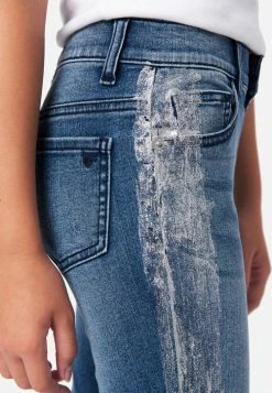 Adjmi Paint Stripe Mid-Rise Jean Leggings Bottoms