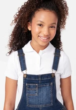 ADJMI Dark Wash Distressed Jean Overalls 8 ADJMI Dark Wash Distressed Jean Overalls