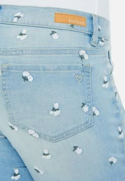 Adjmi Embroidered Cropped Jean Leggings