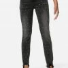 Adjmi Destructed Embellished Pull-On Jean Leggings