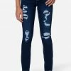 Adjmi Bottoms Destructed High-Rise Jean Leggings