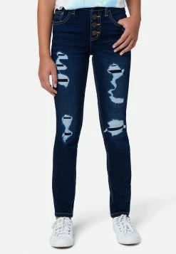Adjmi Bottoms Destructed High-Rise Jean Leggings