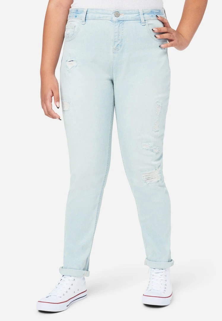 Adjmi Destructed Girlfriend Jeans Bottoms 7 Adjmi Destructed Girlfriend Jeans Bottoms