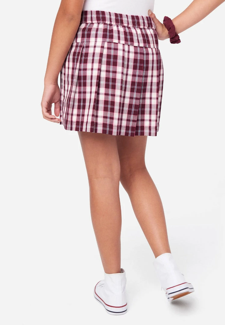 ADJMI Plaid Wrap Pleated Skirt Bottoms 4 ADJMI Plaid Wrap Pleated Skirt Bottoms