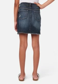 Adjmi Bottoms Distressed Denim Mini Skirt