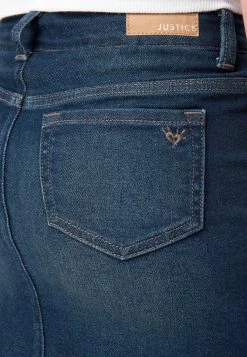 Adjmi Bottoms Distressed Denim Mini Skirt