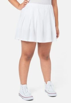 ADJMI Pleated Varsity Skirt  Bottoms