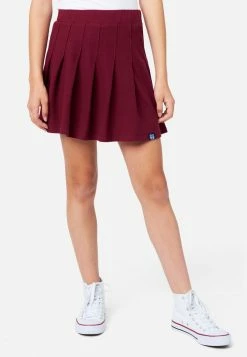 ADJMI Pleated Varsity Skirt