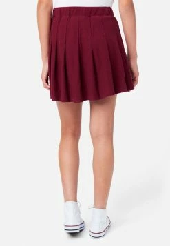 ADJMI Pleated Varsity Skirt
