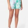 Adjmi Tie-Dye Graphic Shorts