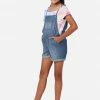 Adjmi Tie-Strap Denim Shortalls Bottoms