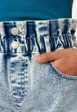 Adjmi Paperbag Denim Short Bottoms