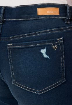 Adjmi Bottoms Distressed High-Rise Midi Denim Shorts