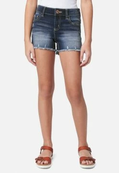 Adjmi Distressed Classic Denim Shorts Bottoms
