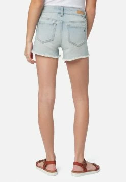 Adjmi Bottoms Distressed Classic Denim Shorts