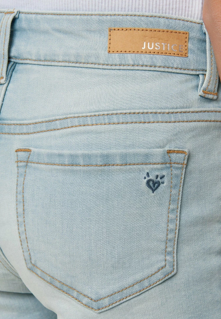 Adjmi Bottoms Distressed Classic Denim Shorts 5 Adjmi Bottoms Distressed Classic Denim Shorts