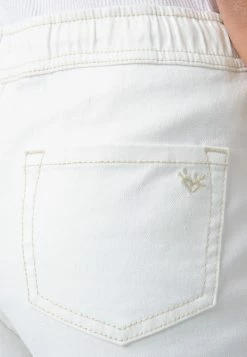 Adjmi Distressed Pull-On Girlfriend Bermuda Denim Shorts Bottoms