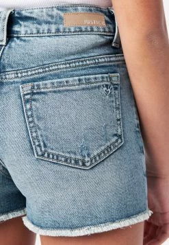 Adjmi Distressed Mini Mom Denim Shorts 8 Adjmi Distressed Mini Mom Denim Shorts