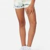 Adjmi Bleached Mini Mom Denim Shorts Bottoms