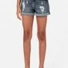 Adjmi Distressed Mini Mom Shorts Bottoms