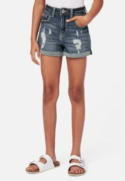 Adjmi Distressed Mini Mom Shorts Bottoms