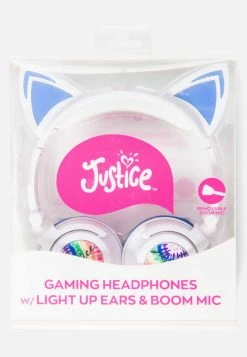 Sakar Bags & Accessories Light-Up Cat Ear Gaming Headphones