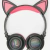 Sakar Light-Up Cat Ear Gaming Headphones