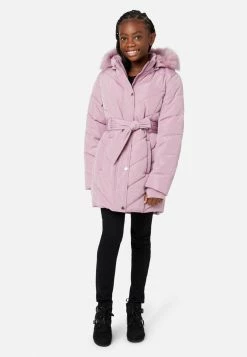 Adjmi Hooded Belted Parka Coat Outerwear
