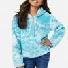 Adjmi Outerwear Patterned Faux Sherpa Zip-Front Hoodie