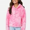 Adjmi Patterned Faux Sherpa Zip-Front Hoodie