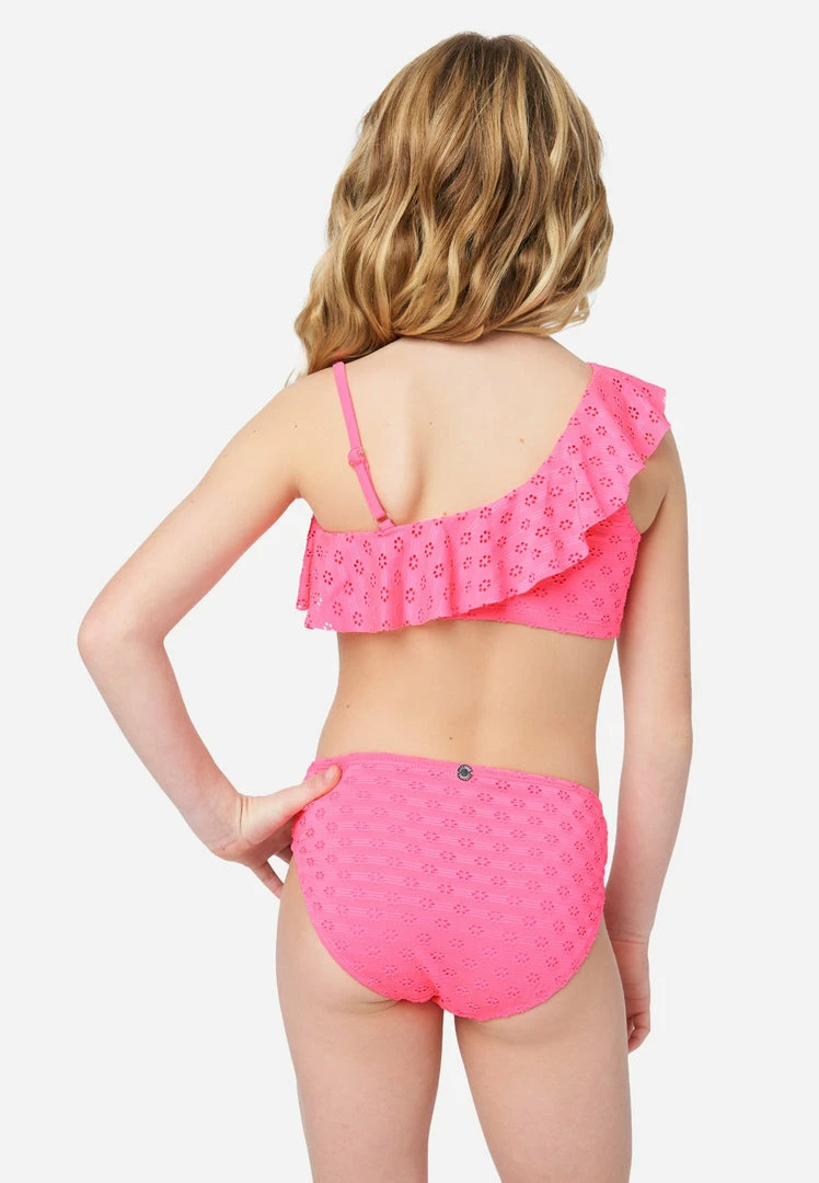 Inmocean Eyelet Ruffle Asymmetrical Bikini Swim Set 4 Inmocean Eyelet Ruffle Asymmetrical Bikini Swim Set