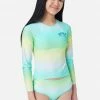 Inmocean Ombré Raglan Rash Guard Swim Set