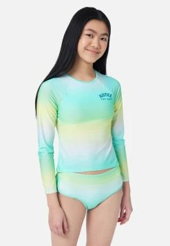 Inmocean Ombré Raglan Rash Guard Swim Set