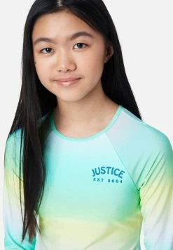 Inmocean Ombré Raglan Rash Guard Swim Set