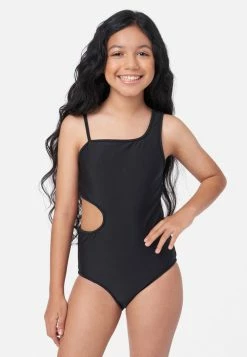 Inmocean Patterned Reversible Cut-Out One-Piece Swimsuit