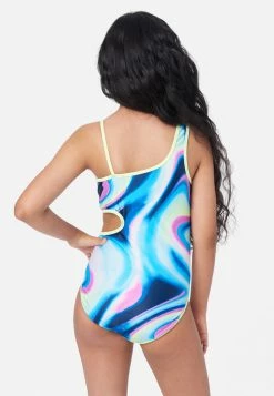 Inmocean Patterned Reversible Cut-Out One-Piece Swimsuit 10 Inmocean Patterned Reversible Cut-Out One-Piece Swimsuit