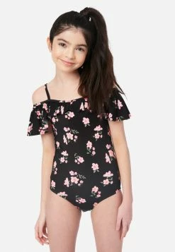 Inmocean Floral Ruffle One-Piece Swimsuit