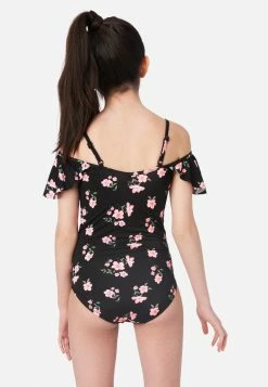 Inmocean Floral Ruffle One-Piece Swimsuit