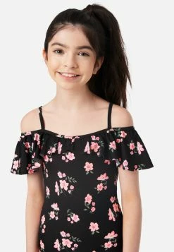 Inmocean Floral Ruffle One-Piece Swimsuit