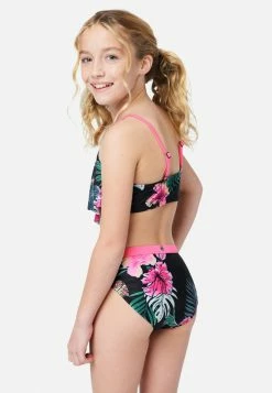 Inmocean Floral Lace-Up Bikini Swim Set 13 Inmocean Floral Lace-Up Bikini Swim Set