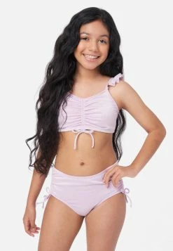 Inmocean Patterned Ruched Bikini Swim Set