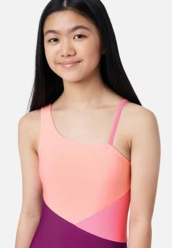 Inmocean Color-Block Asymmetrical One-Piece Swimsuit