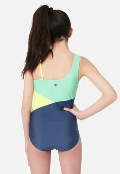 Inmocean Color-Block Asymmetrical One-Piece Swimsuit