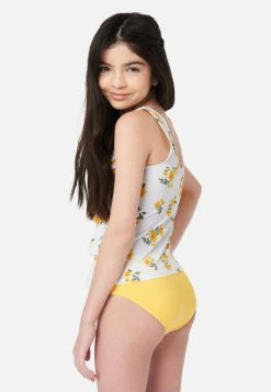 Inmocean Floral Ruffle Tankini Swim Set