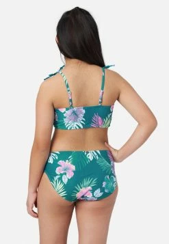 Inmocean Patterned Smocked Bikini Swim Set