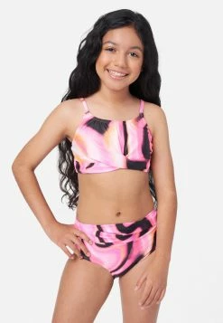 Inmocean Patterned High-Waist Bikini Swim Set