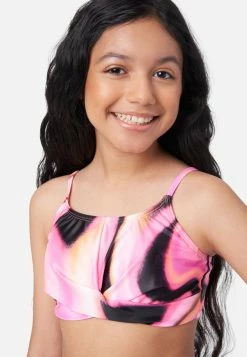 Inmocean Patterned High-Waist Bikini Swim Set