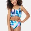 Inmocean Patterned High-Waist Bikini Swim Set